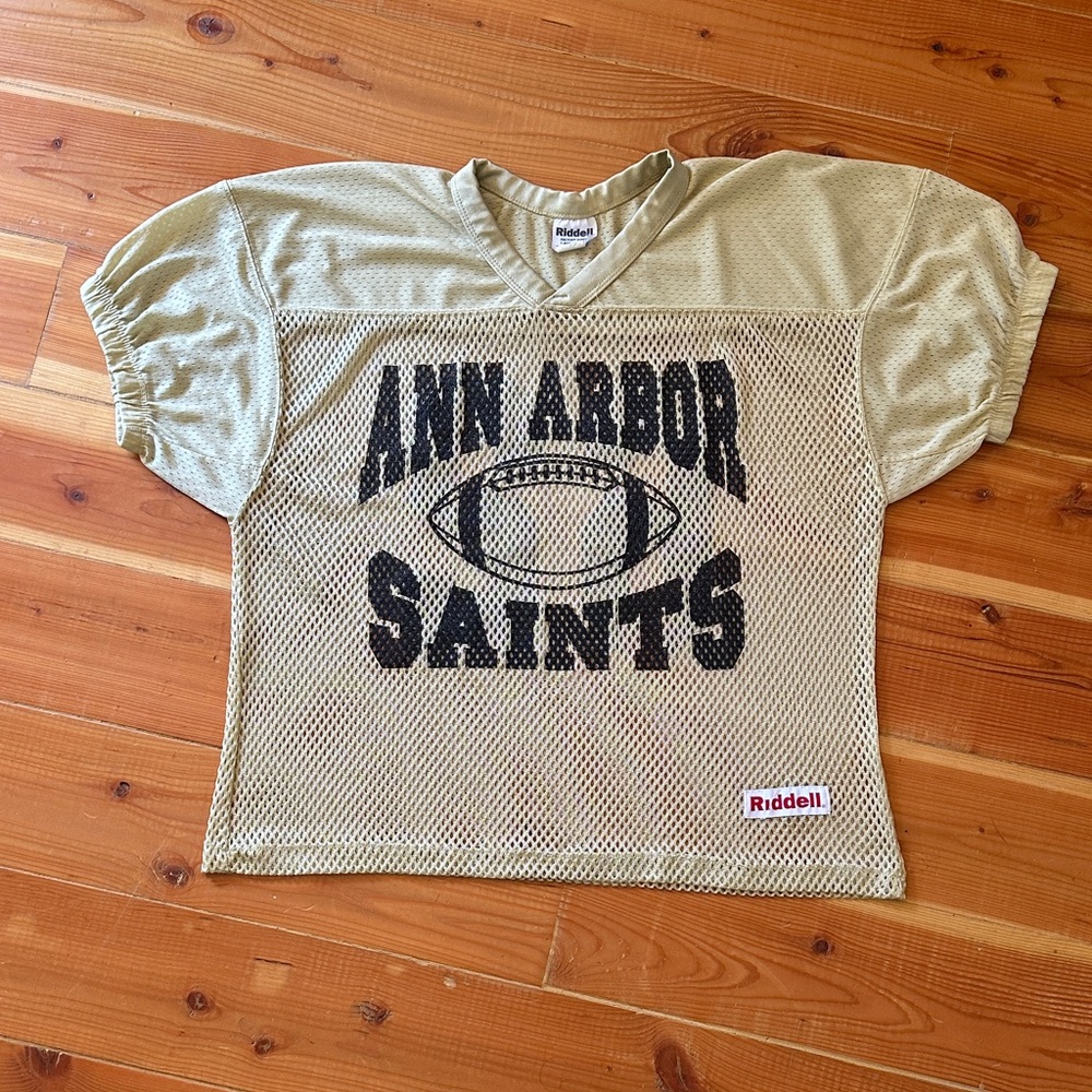 Kids' Ann Arbor Saints Mesh Football Jersey - Tan
